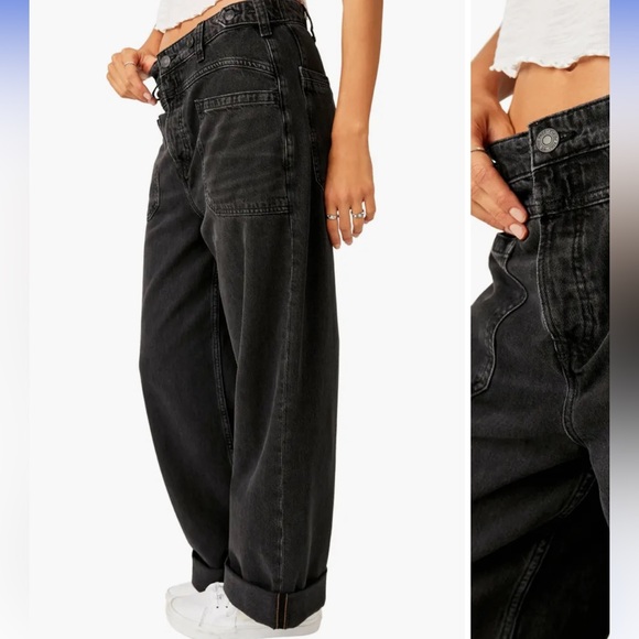 We The Free baggy high rise jeans - Picture 2 of 7